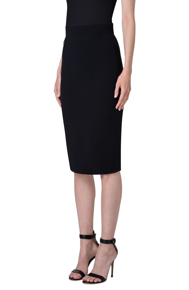 Akris Wool Blend Pencil Skirt, Alternate, color, 