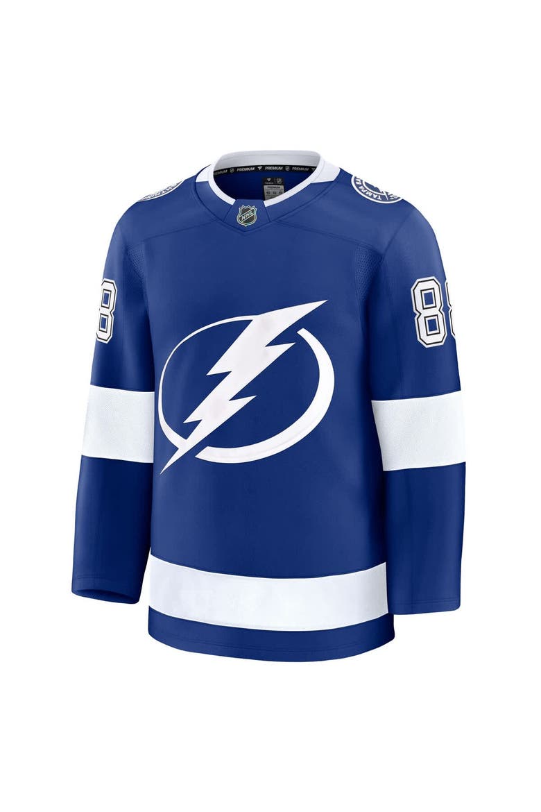 Men's Fanatics Andrei Vasilevskiy Blue Tampa Bay Lightning Home Premium Jersey, Alternate, color, Blue