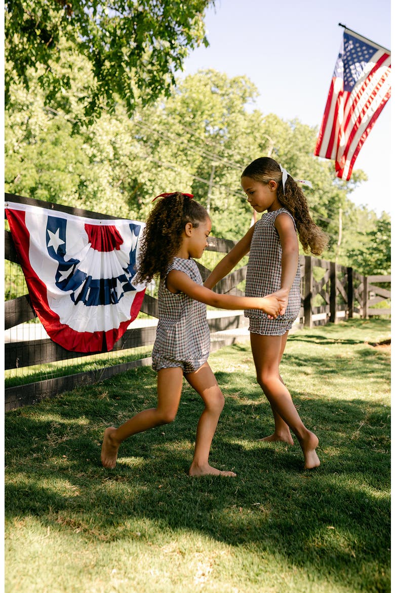 Ellie Set, Alternate, color, Americana Plaid