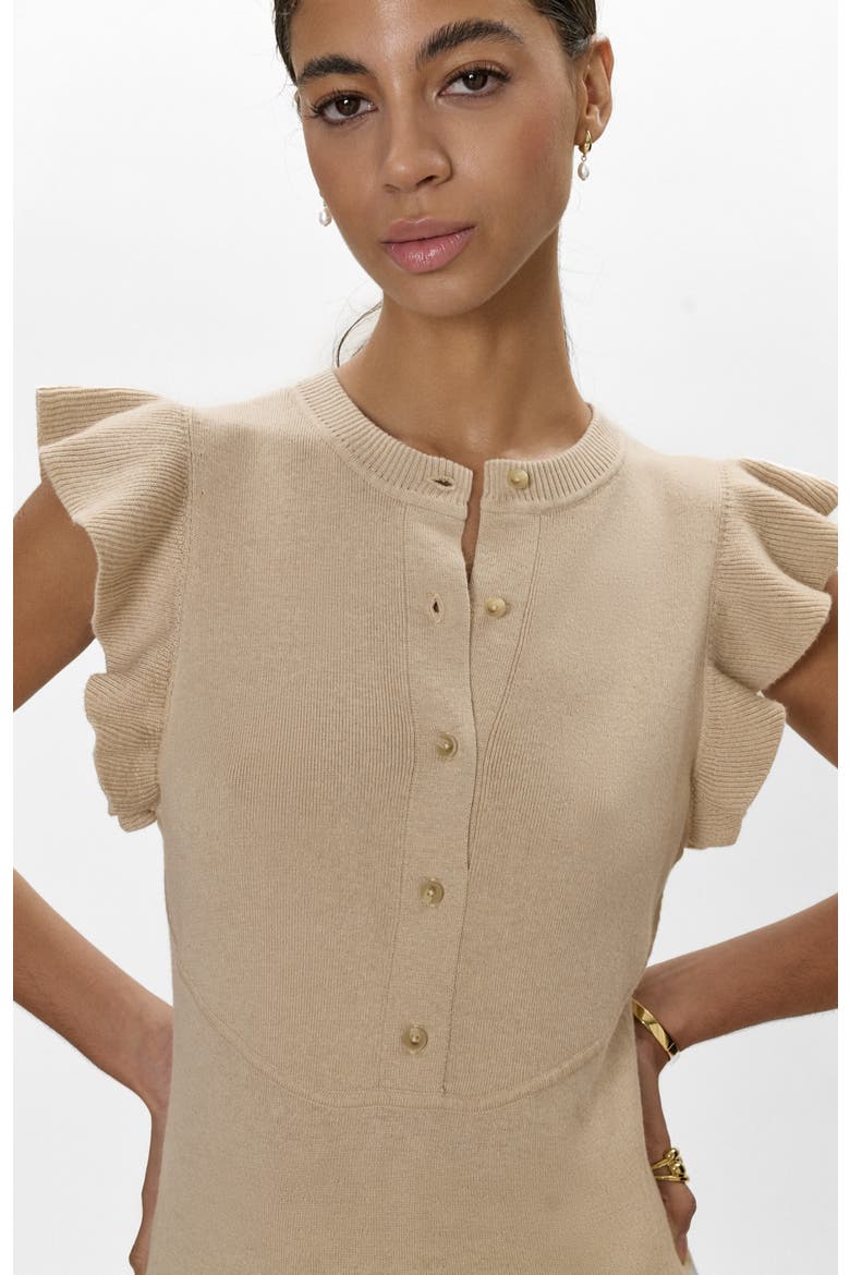 Rhea Sweater Midi Dress, Alternate, color, Oatmeal