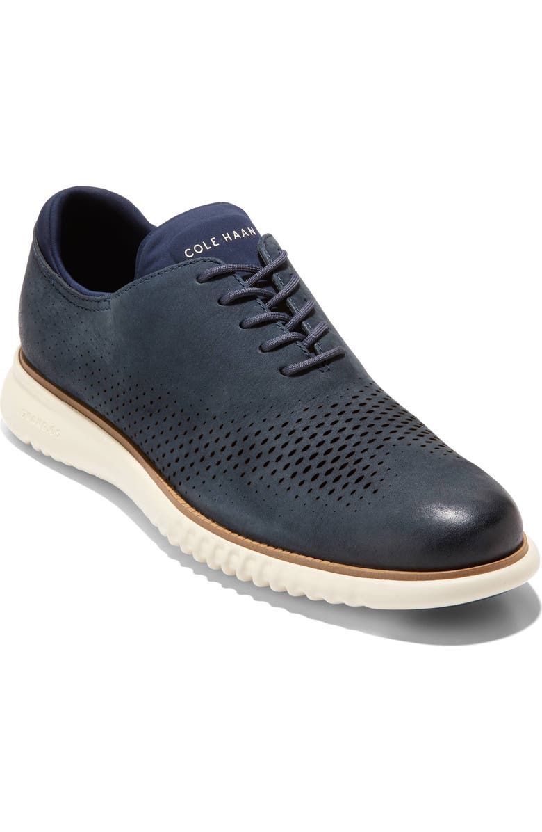Cole Haan 2.ZeroGrand Laser Wing Derby, Main, color, Navy Blz/I