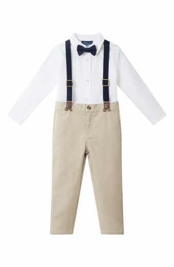 Andy & Evan Kids' 4-Piece Dapper Suspender & Bow Tie Outfit Set