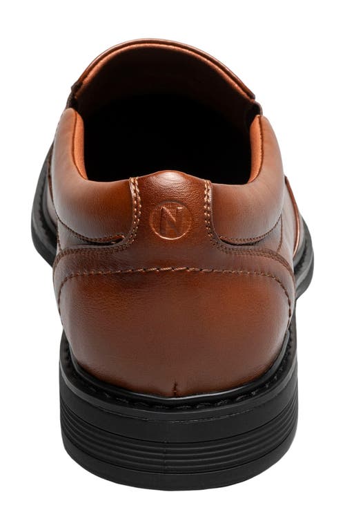 Nunn Bush Jarvis Moc Toe Slip-on Loafer In Cognac