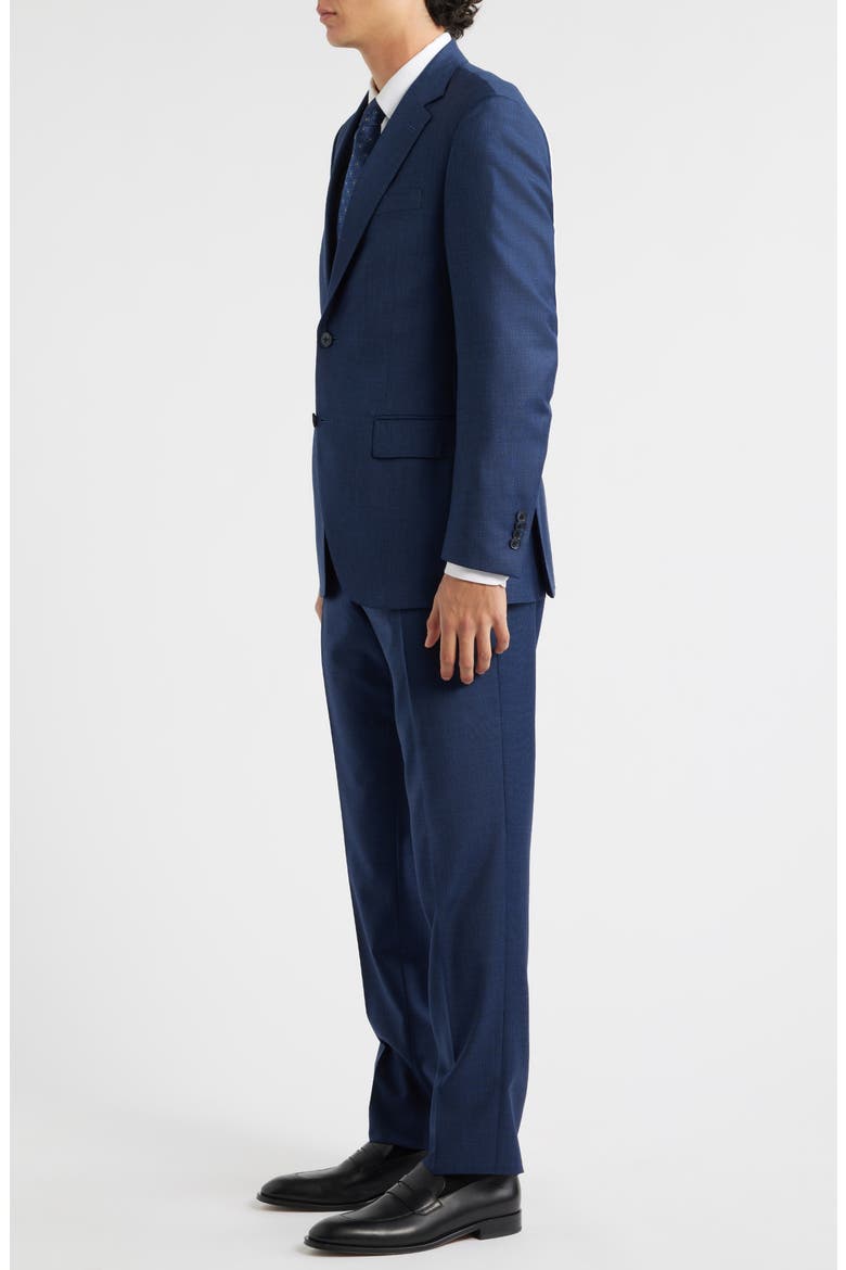 Flynn Classic Fit Navy Microcheck Wool Suit, Alternate, color, NAVY