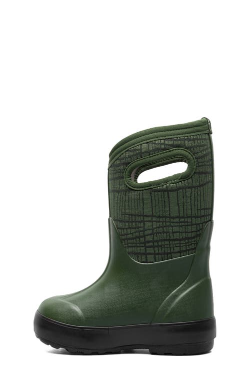 Bogs Kids' Classic Ii Waterproof Boot In Green
