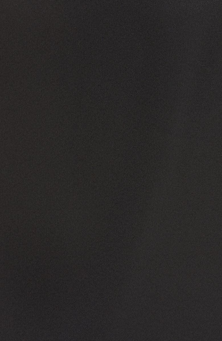 Halogen<sup>®</sup> Pleat Shoulder Blouse, Alternate, color, Black