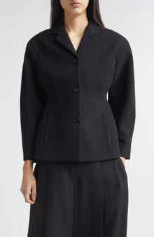 Sculpted Crepe Jacket