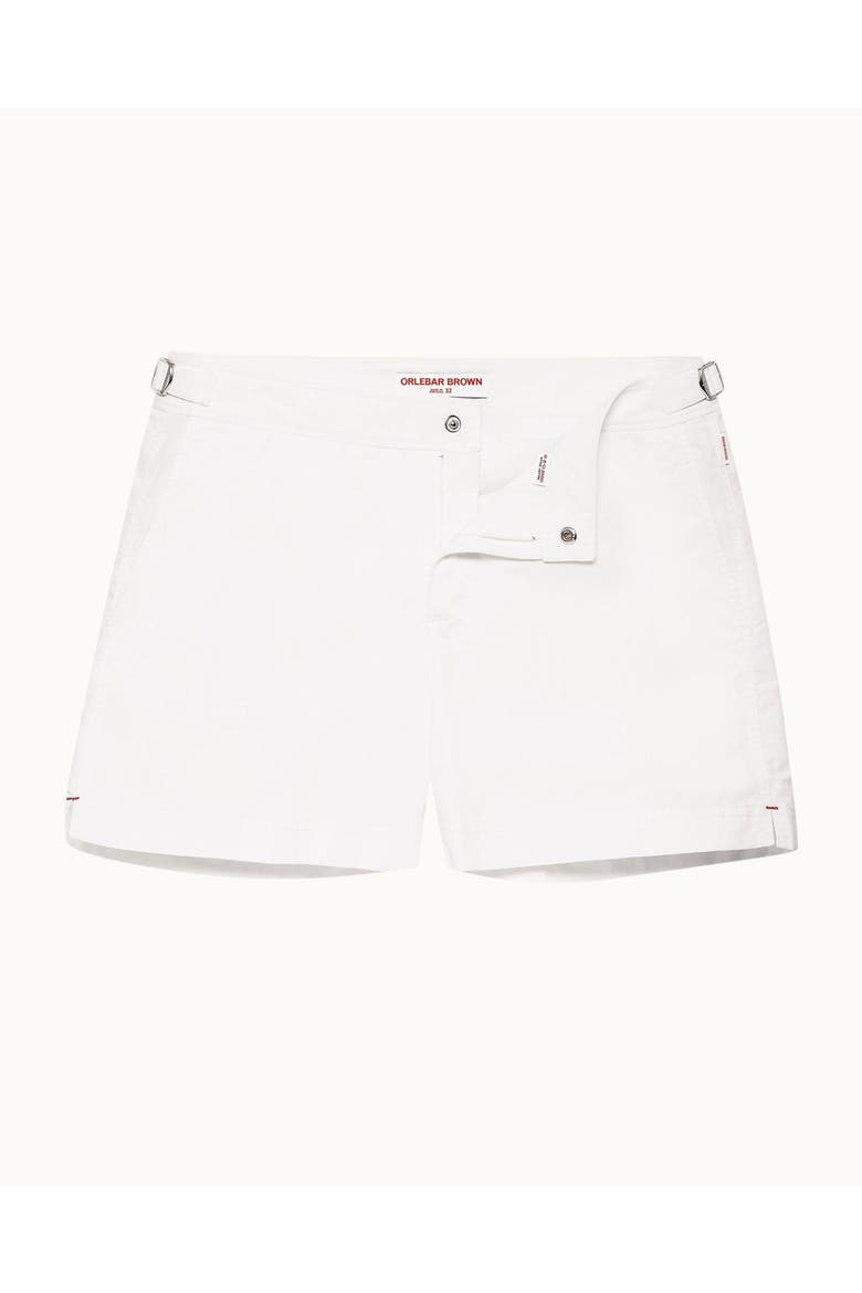 Setter Shorter Length Swim Shorts, Alternate, color, White