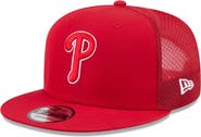 New Era Men's New Era Red Philadelphia Phillies 2026 Batting Practice 9FIFTY Snapback Hat