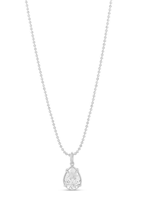 Cubic Zirconia Pendant Necklace