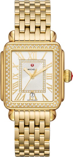Deco Madison Diamond Bracelet Watch, 33mm