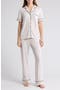 Ribbed Short Sleeve Top & Pants Pajamas
