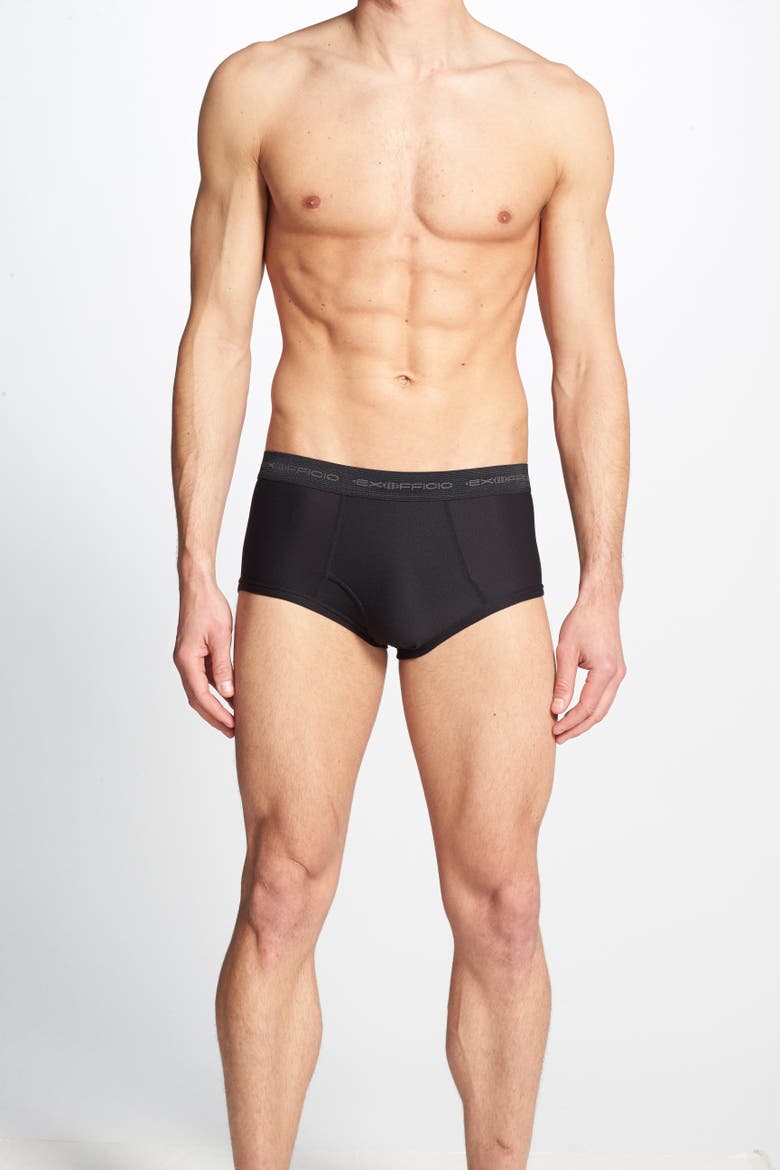 Ex Officio Give-N-Go Briefs, Alternate, color, BLACK