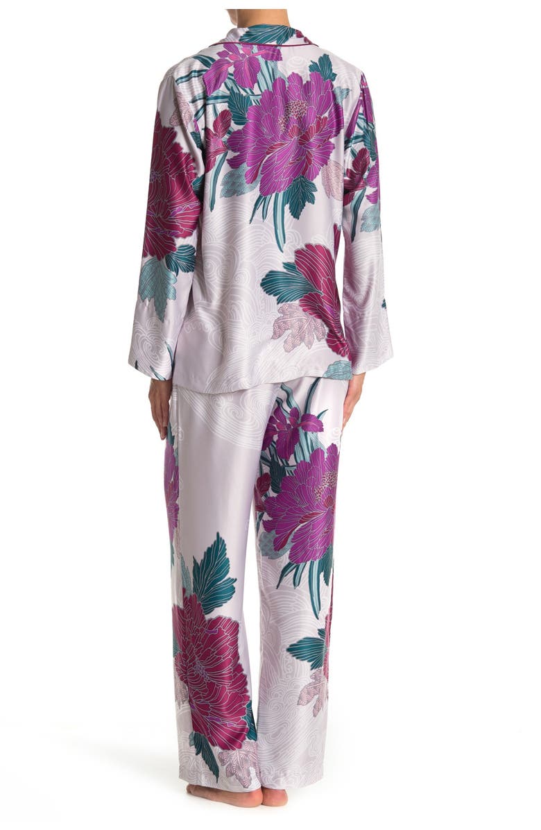 Natori Jubako Satin Pajamas, Alternate, color, 