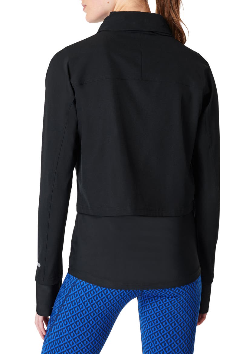 Fast Track Running Jacket, Alternate, color, BLACK