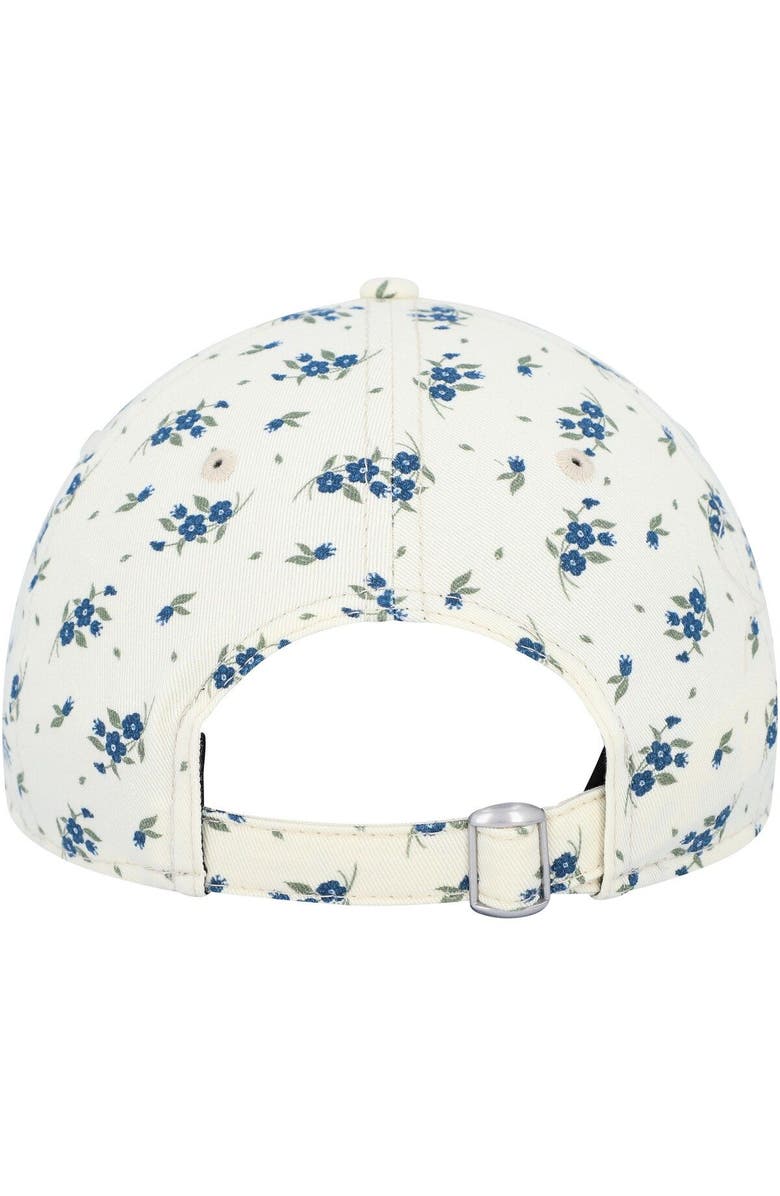 New Era Women's New Era Cream Boston Red Sox Chrome Bloom 9TWENTY Adjustable Hat, Alternate, color, 