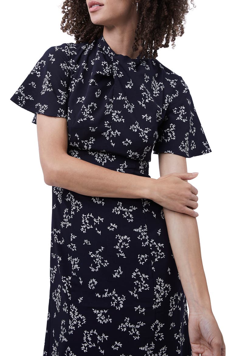 Bruns Ansa A-Line Dress, Alternate, color, UTILITY BLUE MULTI