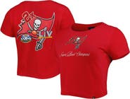New Era Women's New Era Red Tampa Bay Buccaneers Historic Champs T-Shirt