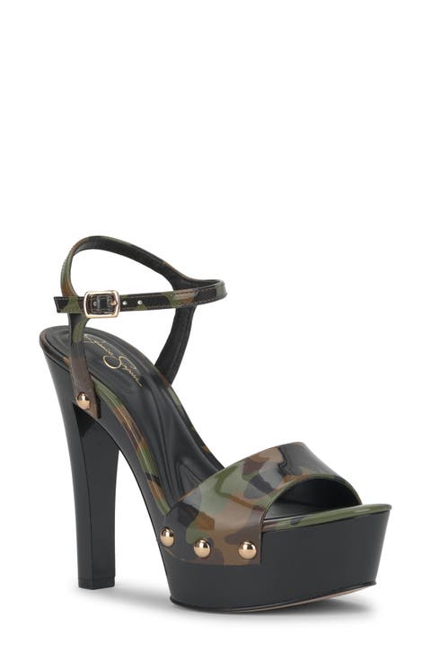 Calenta Ankle Strap Platform Sandal (Women)
