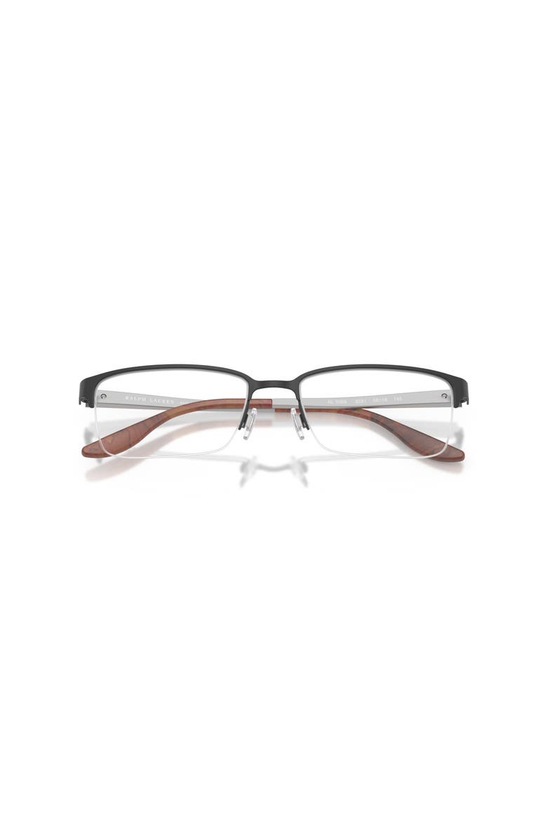 54mm Rectangle optical glasses, Alternate, color, Black