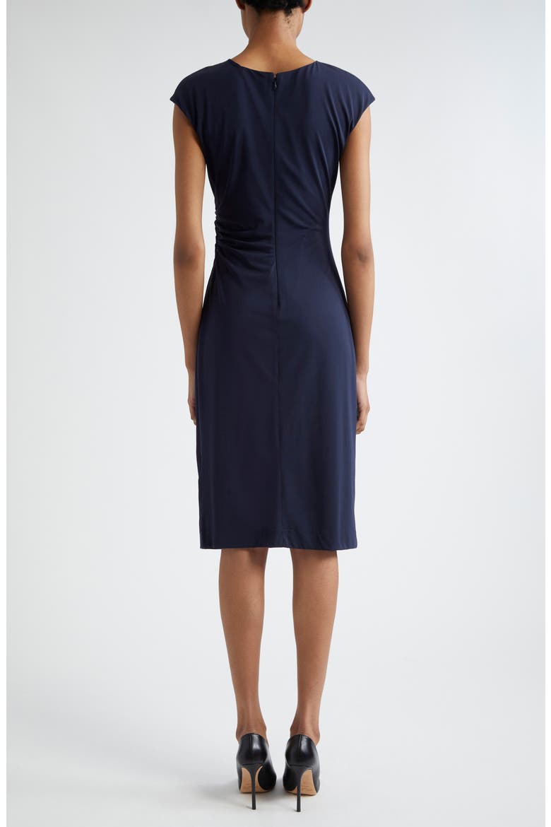 Ruched Sheath Dress, Alternate, color, SOLID BLUE NAVY