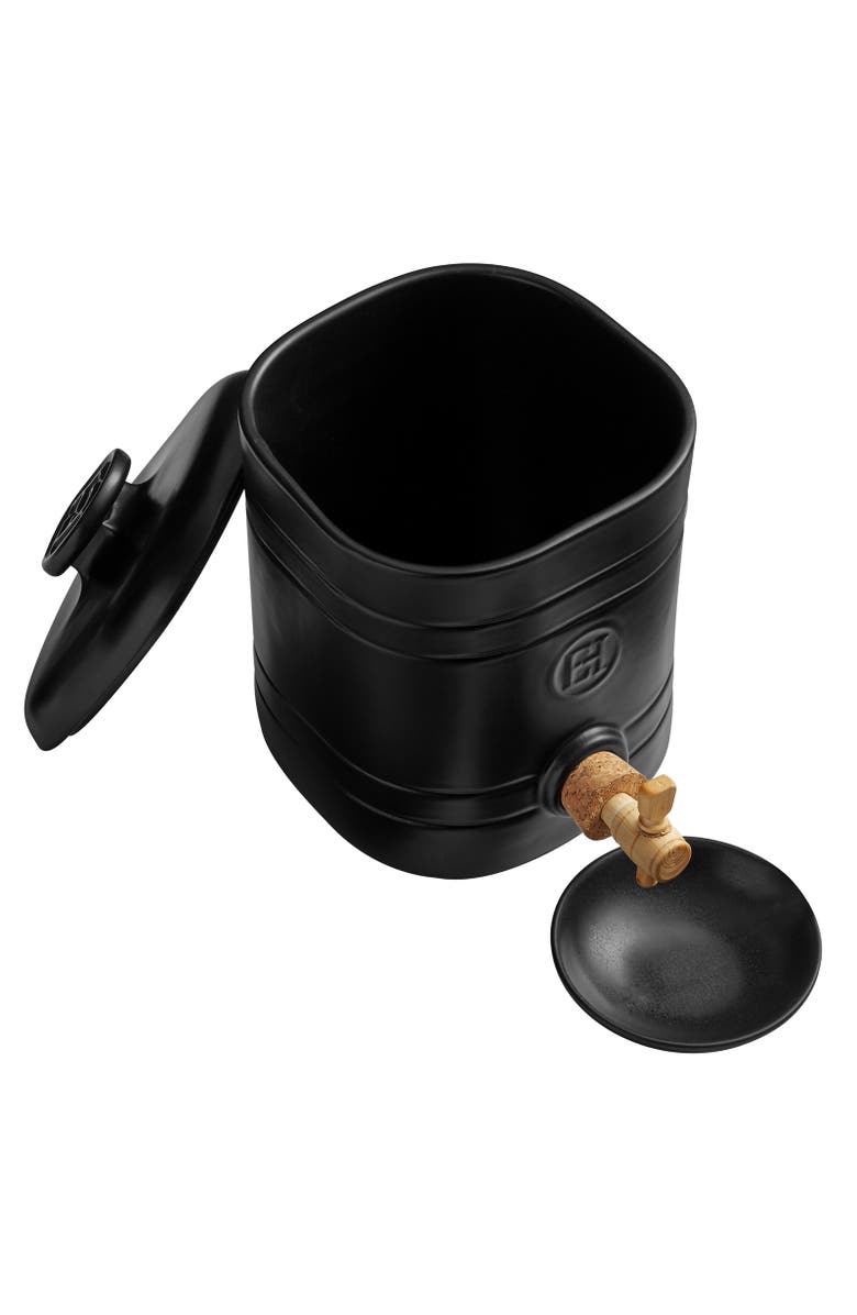 Emile Henry Vinegar Pot, Alternate, color, Truffle