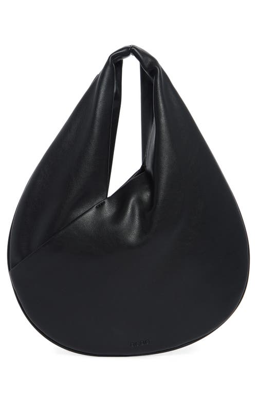 Bcbg Crisscross Mini Hobo Shoulder Bag In Black