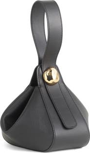 Madewell The Sculpted Metal Wristlet Bag