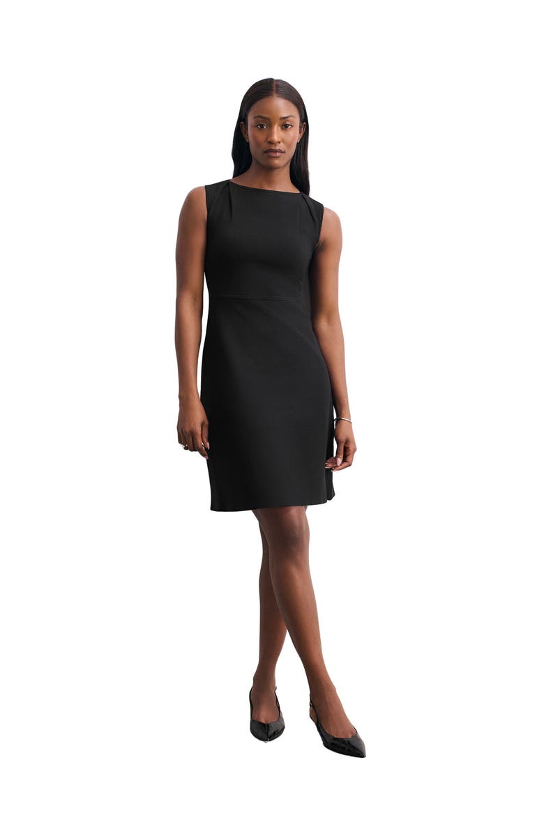 The Fold Parella Sculpt Knit Dress, Main, color, Black