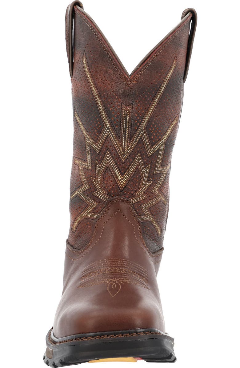 DURANGO Ventilated Western Work Boot, Alternate, color, Tobacco