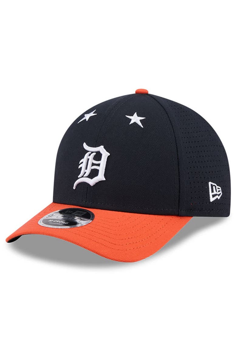 New Era Men's New Era Navy/Orange  Detroit Tigers 2025 MLB All-Star Game 9FORTY M-Crown Adjustable Hat, Alternate, color, 