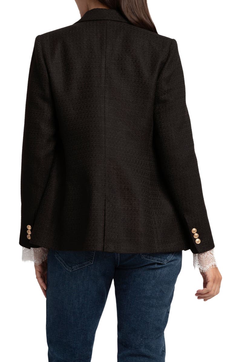 Seraphine Tweed Maternity Blazer, Alternate, color,