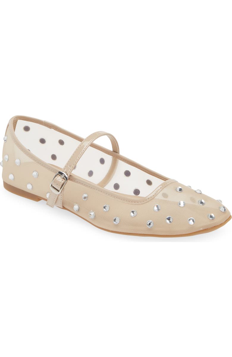 Open Edit Desi Mary Jane Flat, Main, color, Beige Sand
