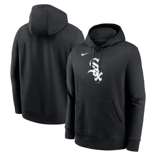 Nike Black Chicago White Sox Logo Club Fleece Pullover Hoodie