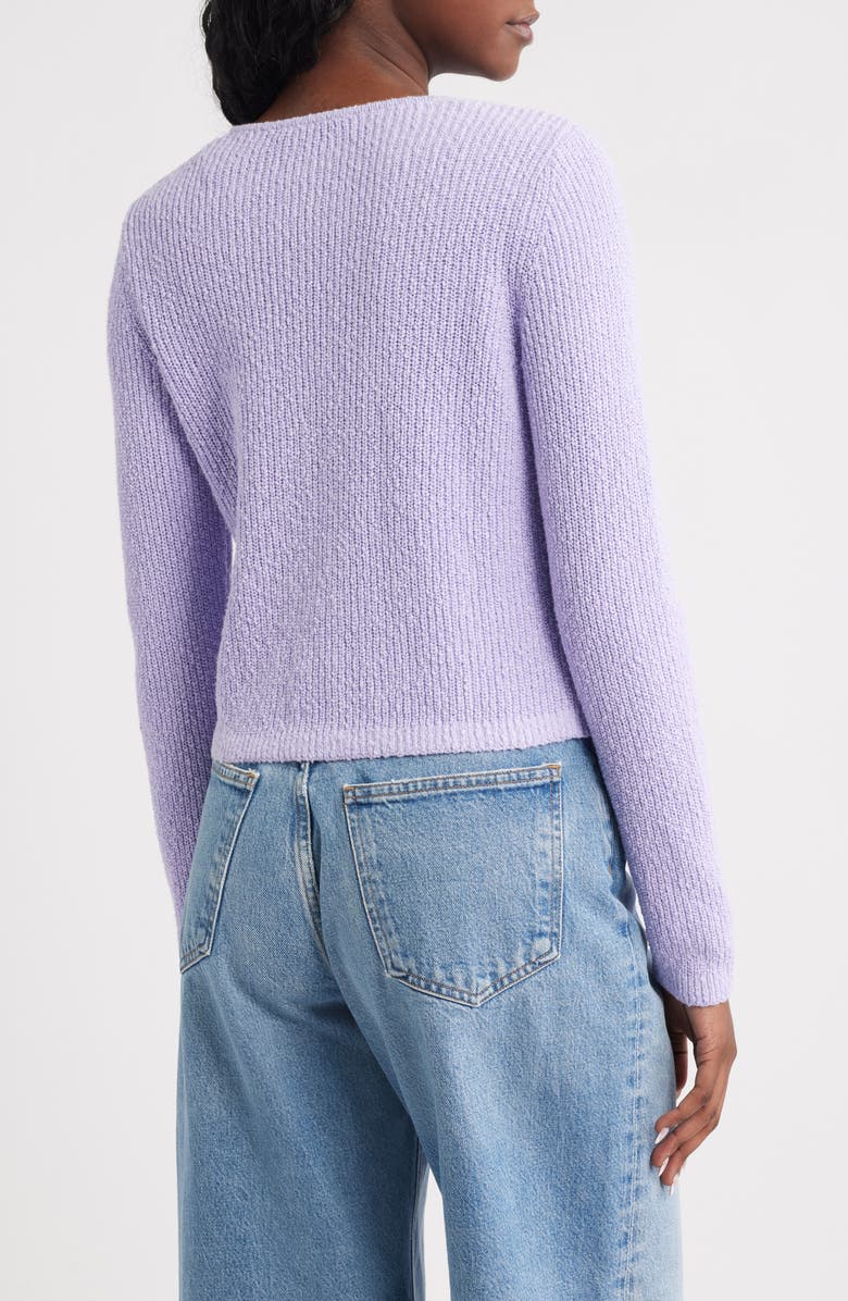 & Other Stories Tie Front Cotton Cardigan, Alternate, color, 