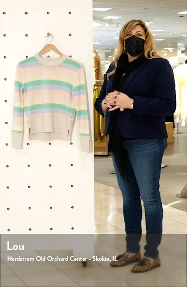 Stripe Cashmere Sweater, sales video thumbnail