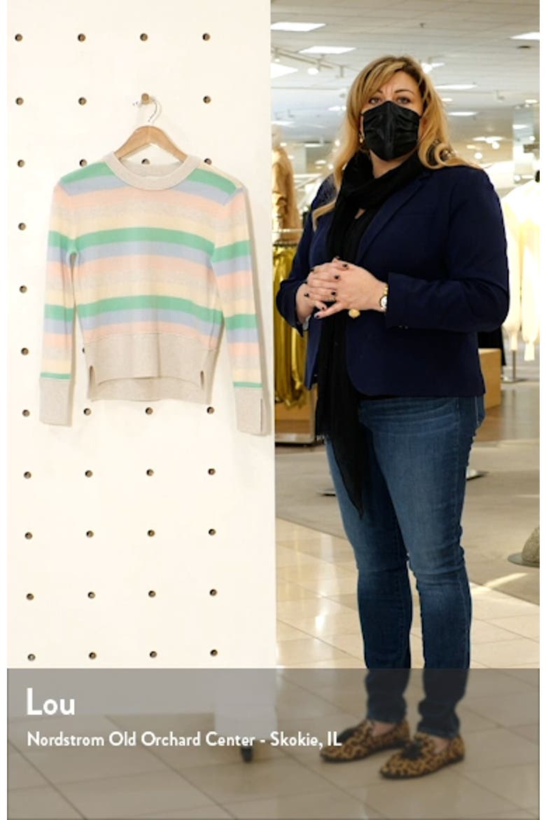 Stripe Cashmere Sweater video