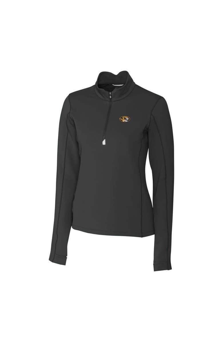 Cutter & Buck Women's Cutter & Buck Black Missouri Tigers Traverse Half-Zip Pullover Jacket, Main, color, 