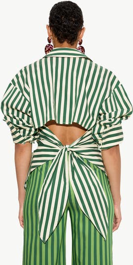 Loch Striped Poplin Button Up