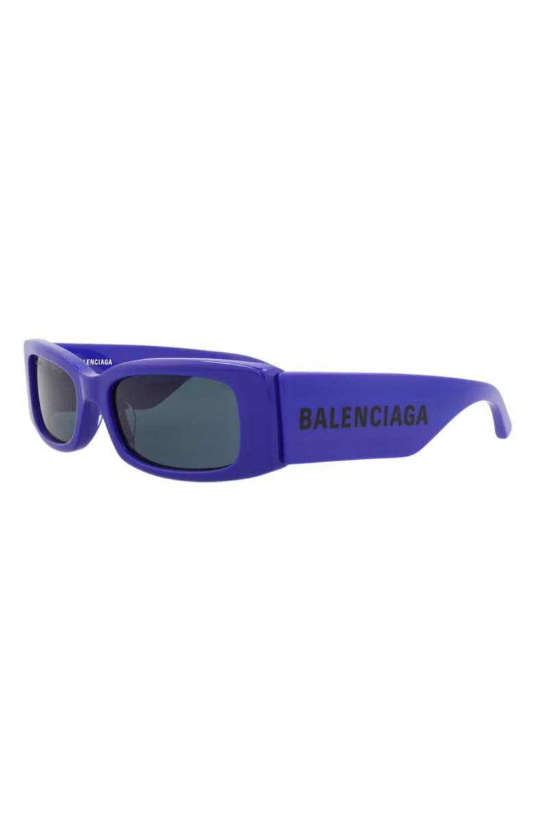 Balenciaga Sunglasses, Alternate, color, Blue Blue Blue