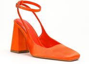 kneetoes Madison Ivory Block Heels
