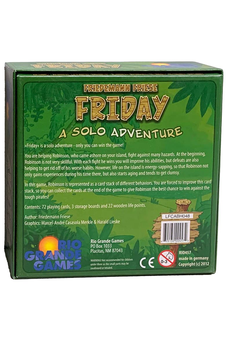 Friday Card Game, Alternate, color, Multicolored