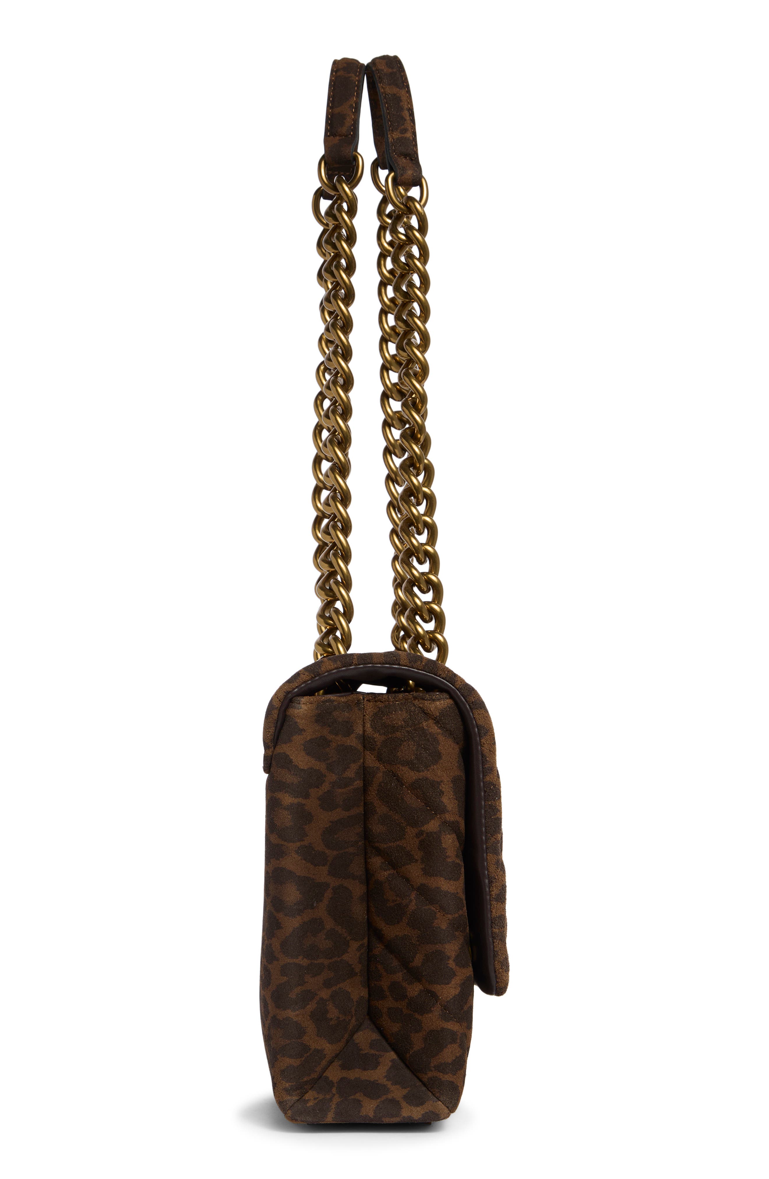 Kurt Geiger London Large Kensington Kurt Crossbody Bag, Alternate, color, Dark Brown Com