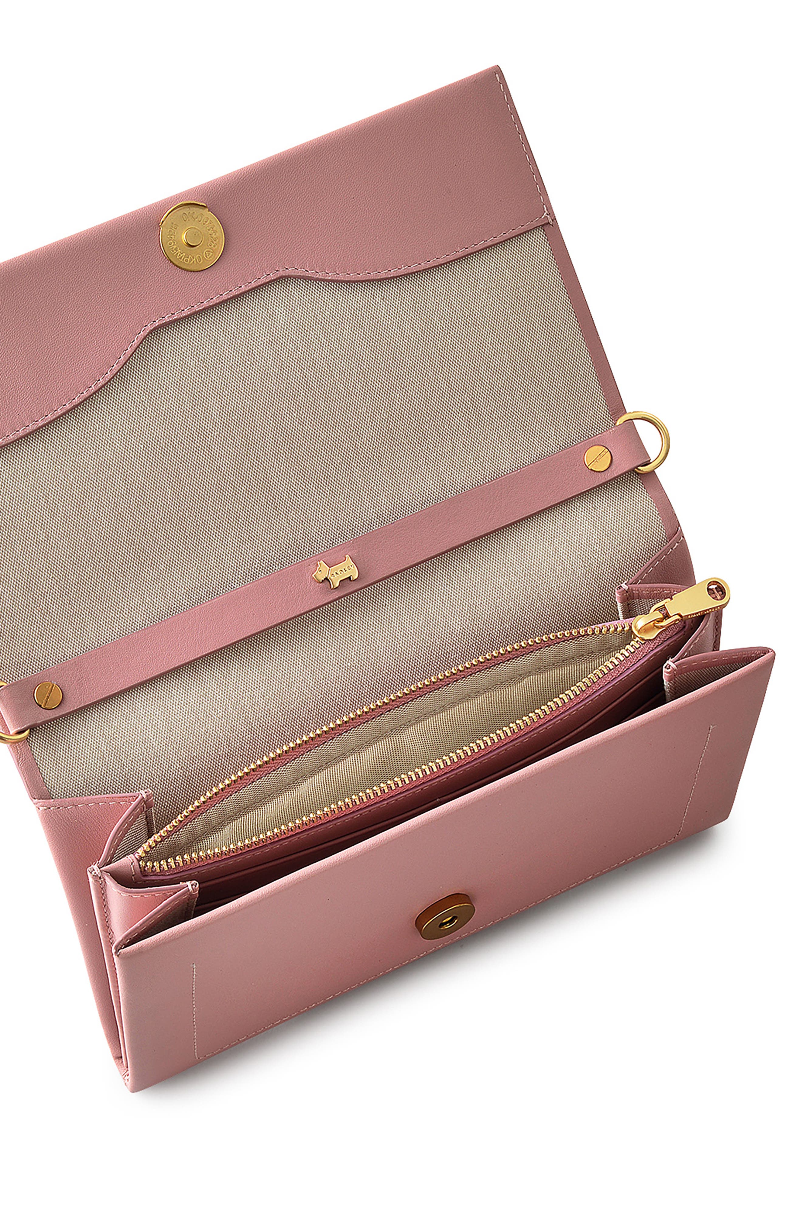 The Kensal Large Phone Crossbody Bag, Alternate, color, FRENCH ROSE