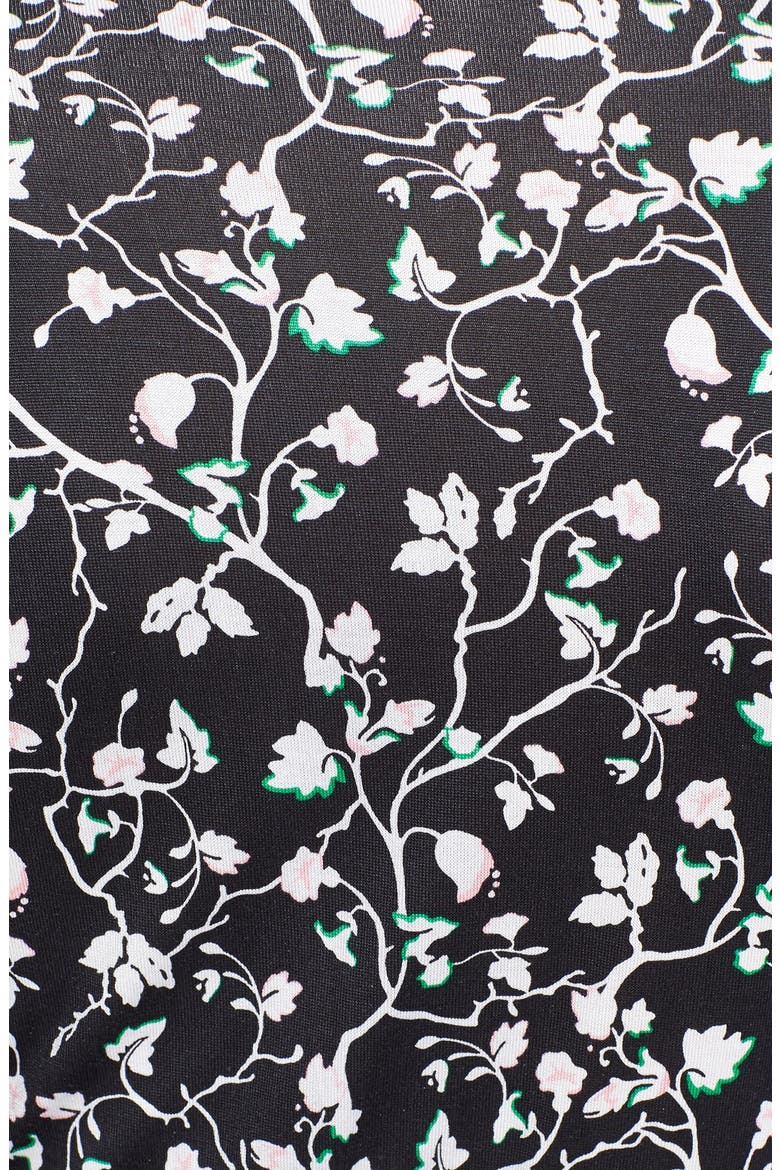 'Amelianna' Cotton & Silk Wrap Dress, Alternate, color, SIMPLE VINES/ TWILL GARDEN