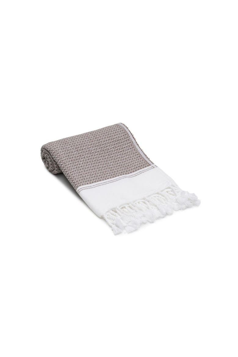 Pria Turkish Cotton Hand Towel Bundle, Alternate, color, Taupe Brown