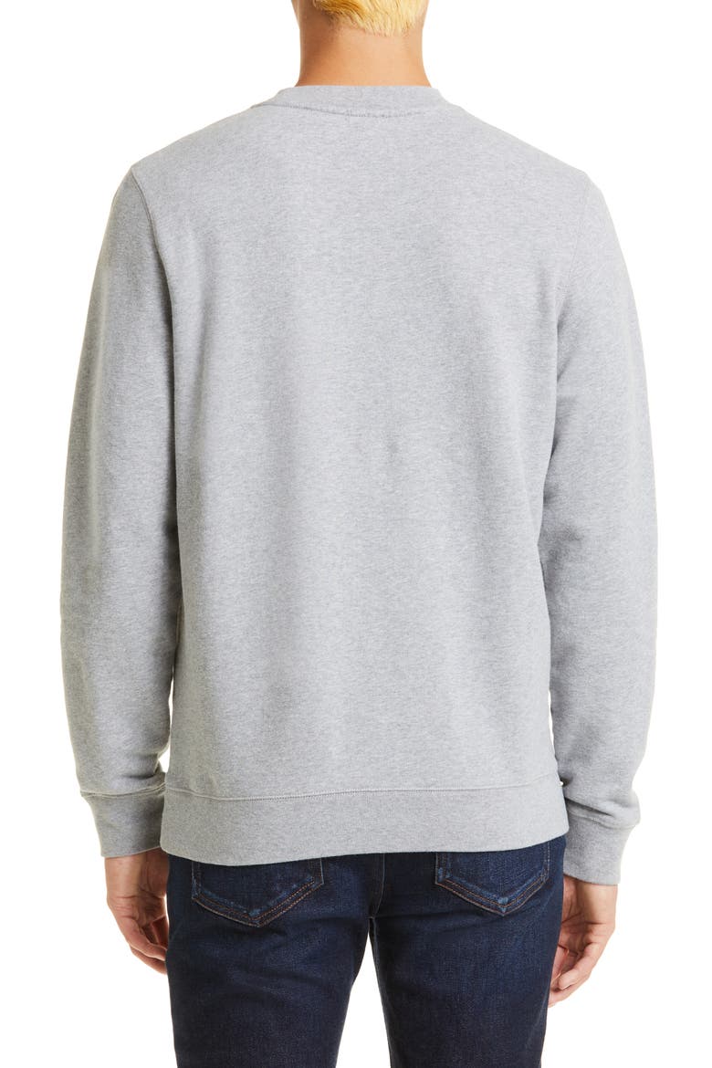 Men's Cotton French Terry Sweatshirt, Alternate, color, GREY MELANGE
