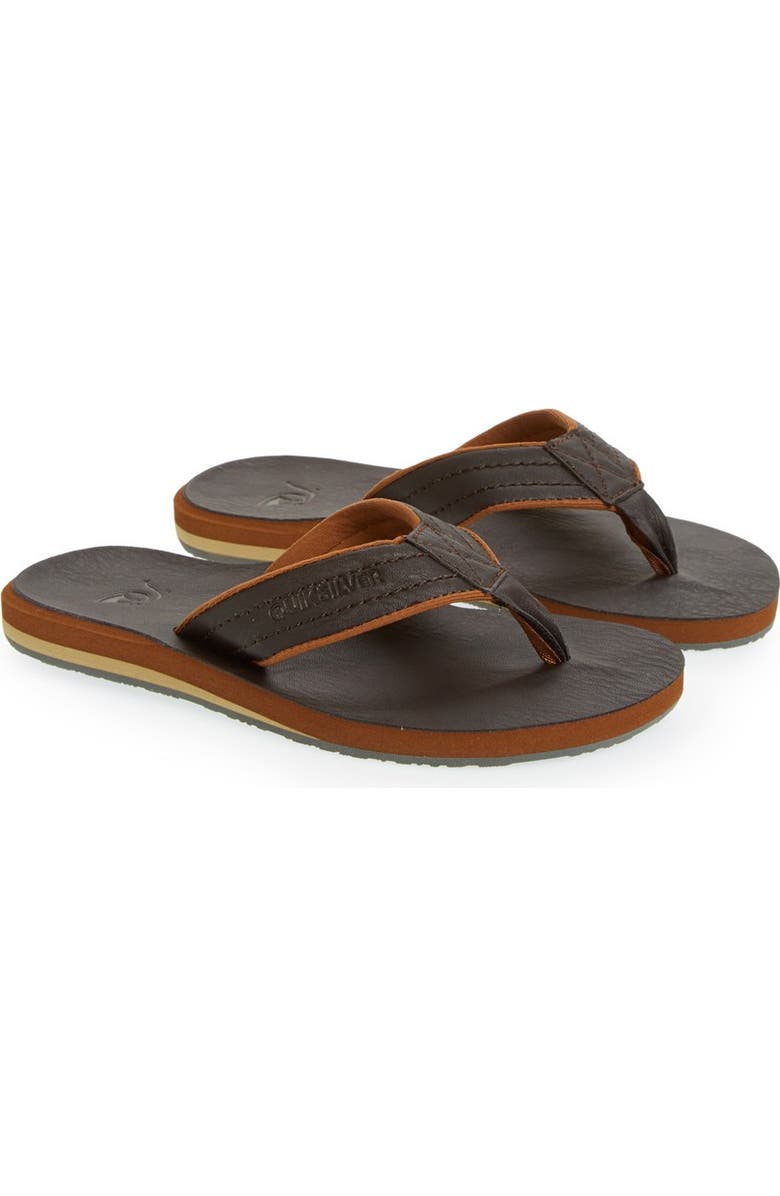 Quiksilver Carver Flip Flop, Main, color,