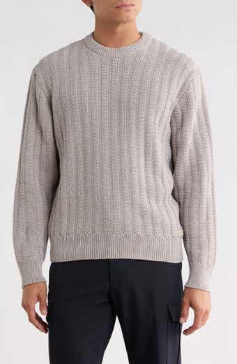Arakingo Vertical Rib Crewneck Sweater