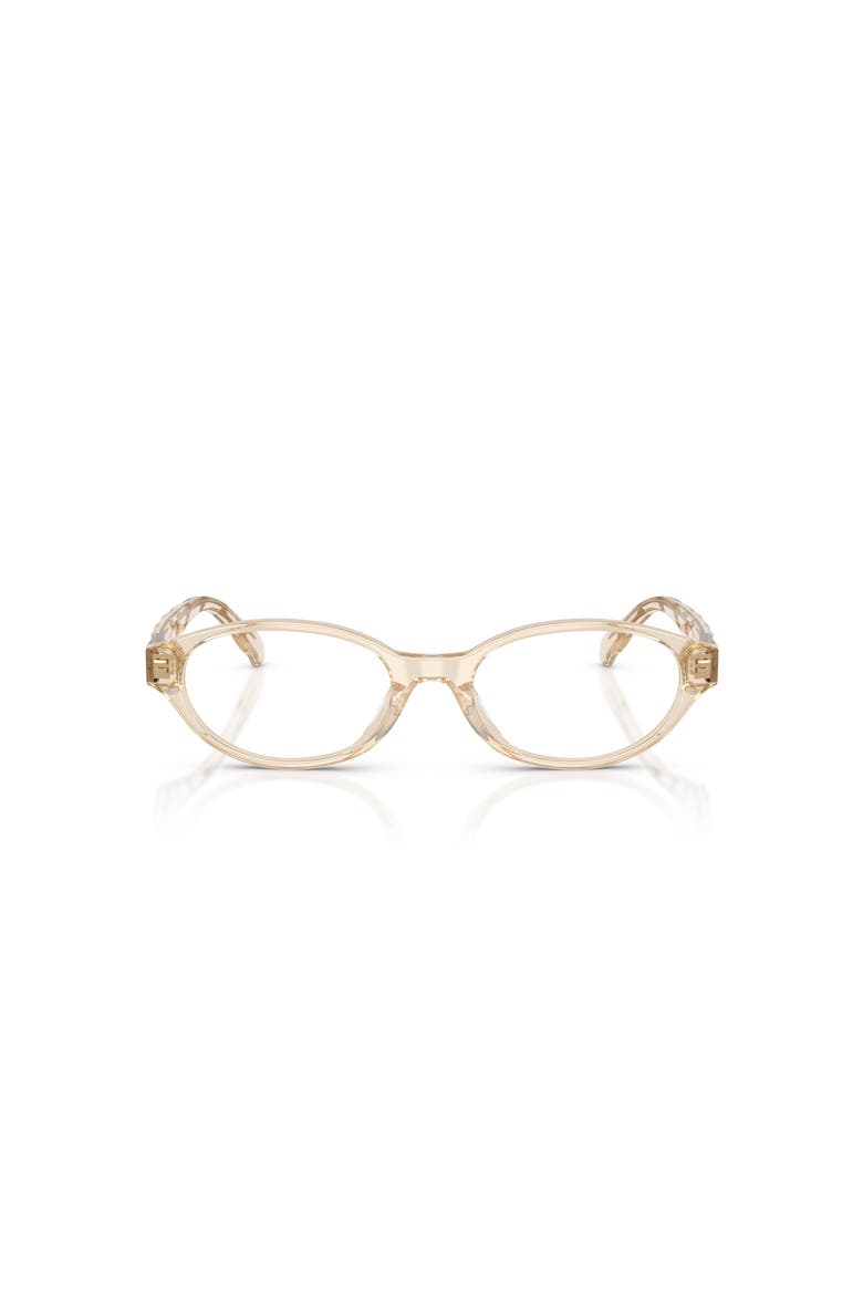 52mm Oval optical glasses, Alternate, color, Beige